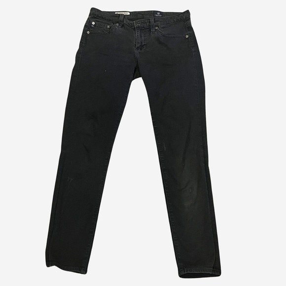 Ag Adriano Goldschmied Denim - AG | Stevie Ankle Slim Straight Leg Grey EUC 27